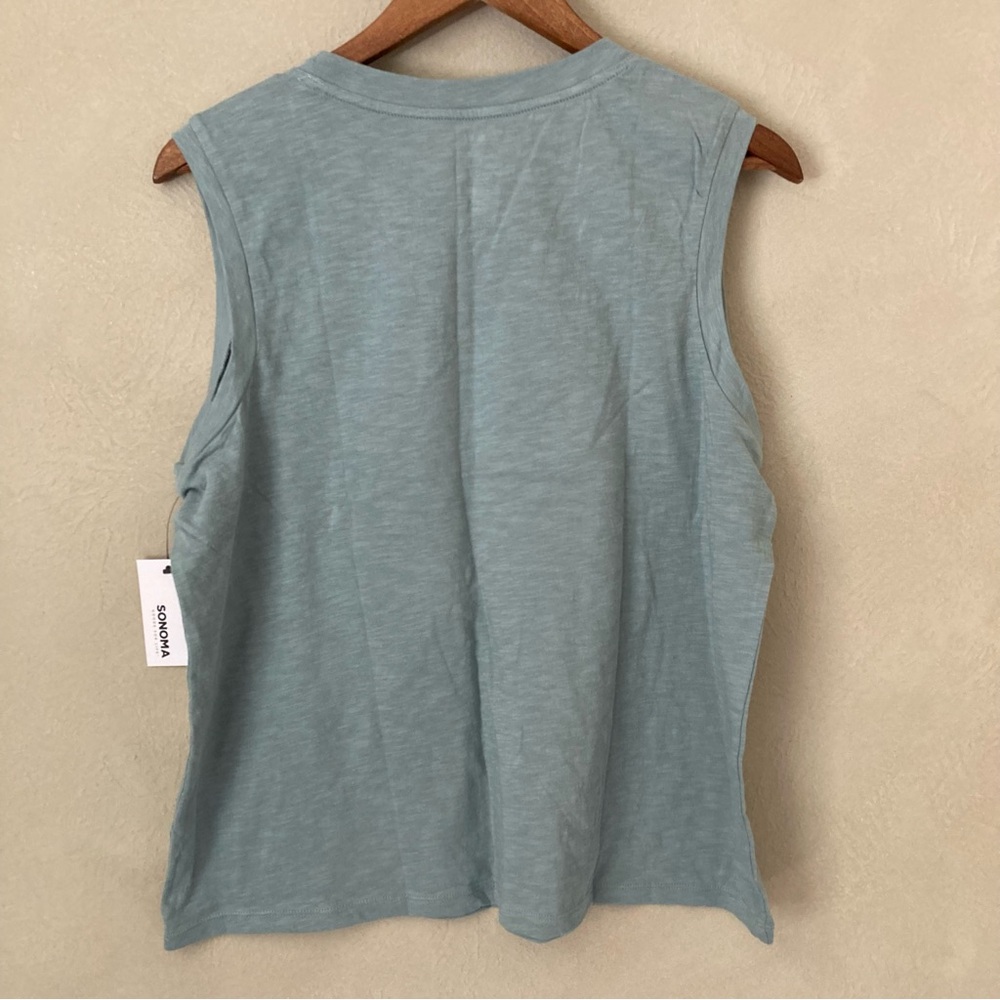 NWT - Sonoma - Retro Record Sleeveless Tee - Size Large - Picture 2 of 3